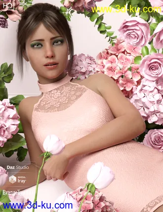 3D打印模型Evangeliya HD For Genesis 8 Female的图片
