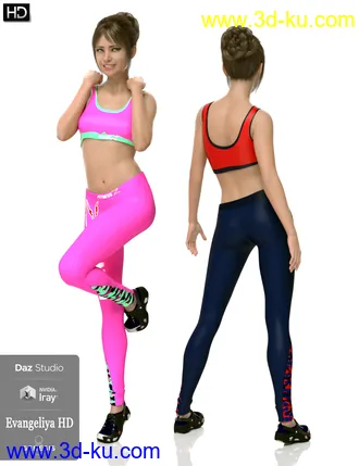 3D打印模型Evangeliya HD For Genesis 8 Female的图片