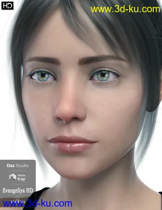 3D打印模型Evangeliya HD For Genesis 8 Female的图片