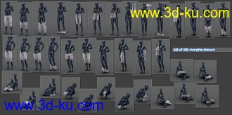 3D打印模型Everyday 2 Daily Poses and Clothes Vol.1 for Genesis 8 Female(s)的图片