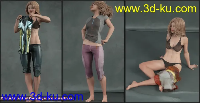 Everyday 2 Daily Poses and Clothes Vol.1 for Genesis 8 Female(s)模型的图片8