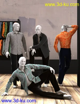 3D打印模型Everyday For Genesis 2 Male(s)的图片