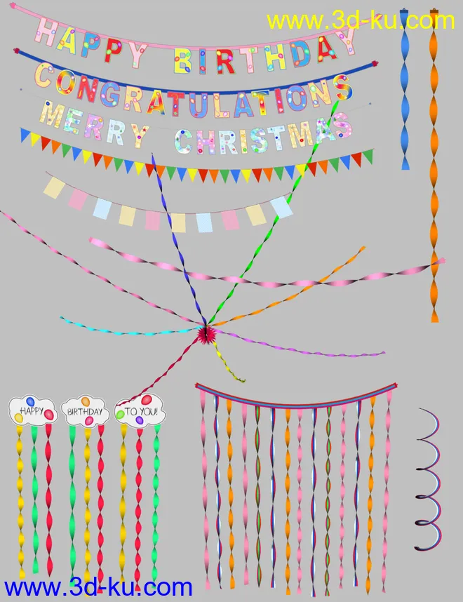Everyday Party Decorations模型的图片2