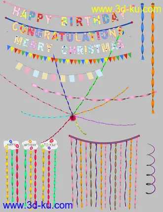 3D打印模型Everyday Party Decorations的图片