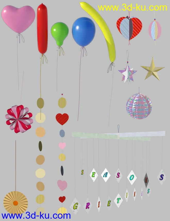 Everyday Party Decorations模型的图片3