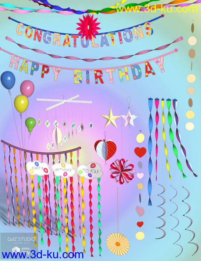 Everyday Party Decorations模型的图片4
