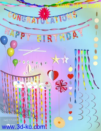 3D打印模型Everyday Party Decorations的图片