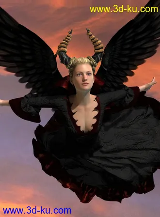 3D打印模型Evil Queen Set for Genesis 2 Female(s)的图片