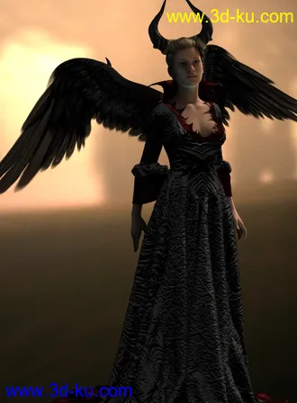 3D打印模型Evil Queen Set for Genesis 2 Female(s)的图片