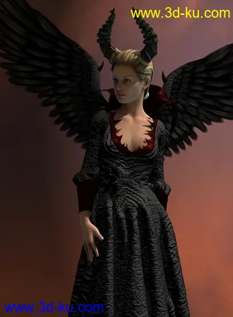 3D打印模型Evil Queen Set for Genesis 2 Female(s)的图片