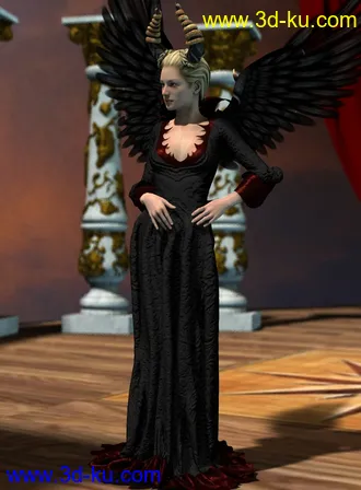 3D打印模型Evil Queen Set for Genesis 2 Female(s)的图片