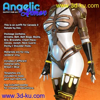 3D打印模型Exnem Angelic Armor for G3 Female的图片