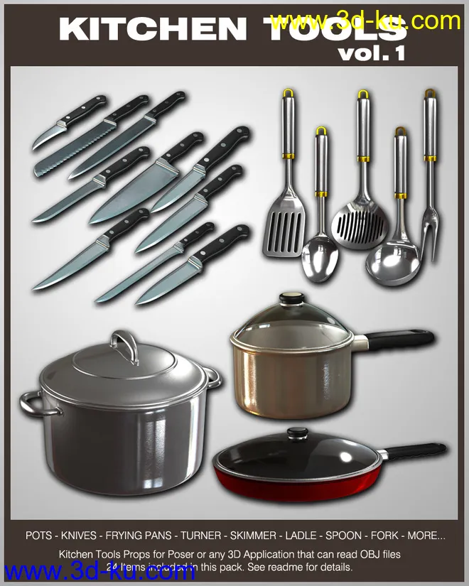 Exnem Kitchen Tools vol.1模型的图片1