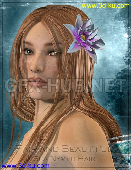 Fair and Beautiful for Sea Nymph Hair模型的图片1