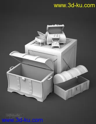 3D打印模型Fantastic Chests的图片