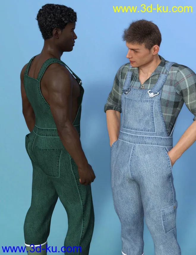 Farmer Clothes for Genesis 8 Male(s)模型的图片1