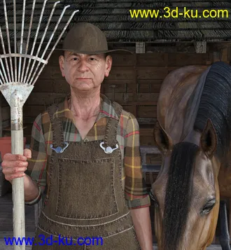 3D打印模型Farmer Clothes for Genesis 8 Male(s)的图片