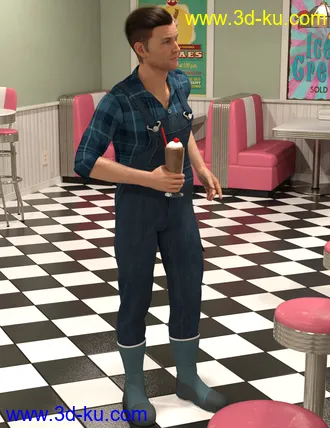 3D打印模型Farmer Clothes for Genesis 8 Male(s)的图片