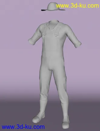 3D打印模型Farmer Clothes for Genesis 8 Male(s)的图片