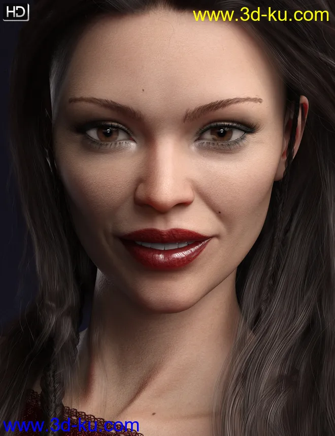 Farrah HD for Genesis 8 Female模型的图片6