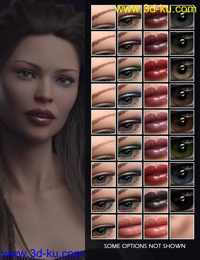 Farrah HD for Genesis 8 Female模型的图片9