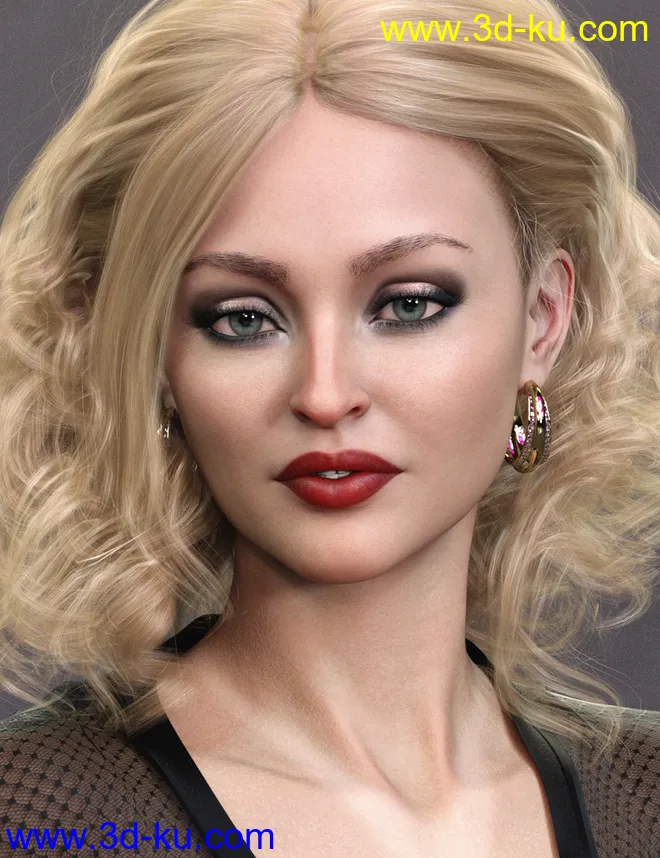 Farren HD for Genesis 8 Female模型的图片5