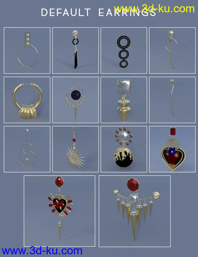 Fashion Basics - Earrings模型的图片8