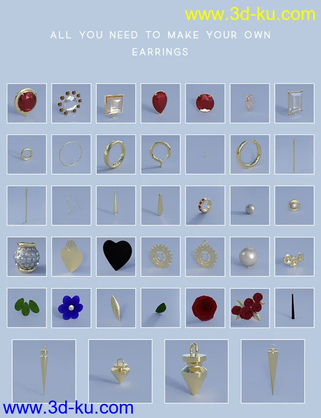 Fashion Basics - Earrings模型的图片9
