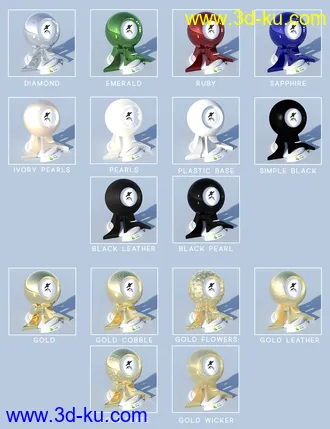 3D打印模型Fashion Basics - Earrings的图片