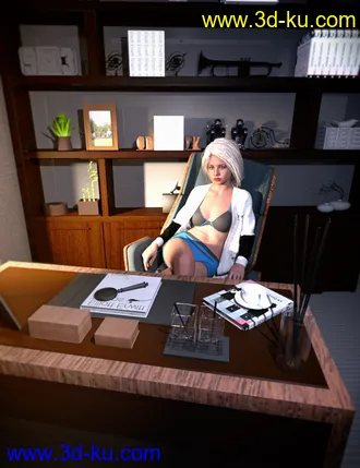 3D打印模型FE Modern Study的图片