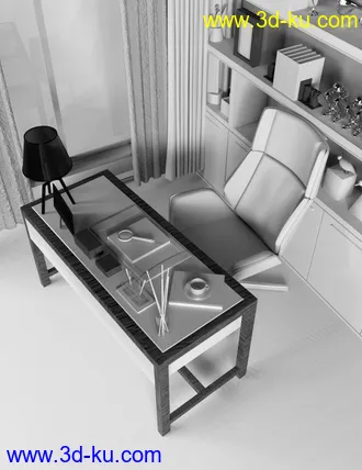3D打印模型FE Modern Study的图片