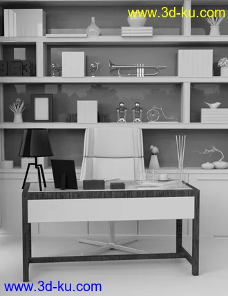 3D打印模型FE Modern Study的图片