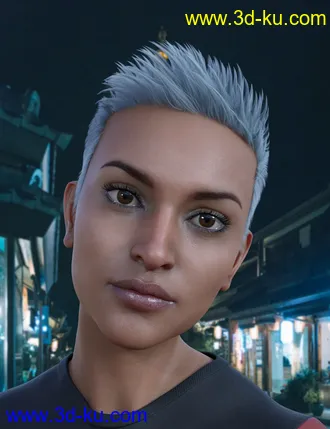 3D打印模型FE Short Hair Vol 2 for Genesis 8的图片