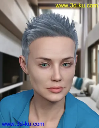 3D打印模型FE Short Hair Vol 2 for Genesis 8的图片