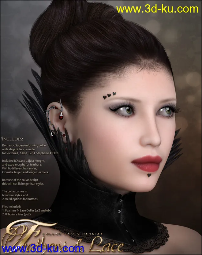 Feathers & Lace V4 A4 G4模型的图片1