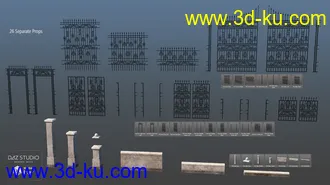 3D打印模型Fence Modules的图片