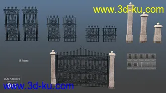 3D打印模型Fence Modules的图片