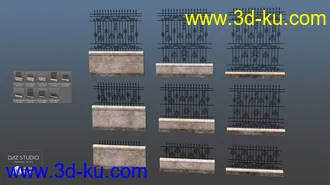 3D打印模型Fence Modules的图片