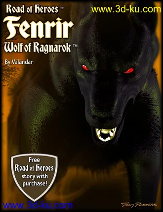 3D打印模型Fenrir Wolf的图片