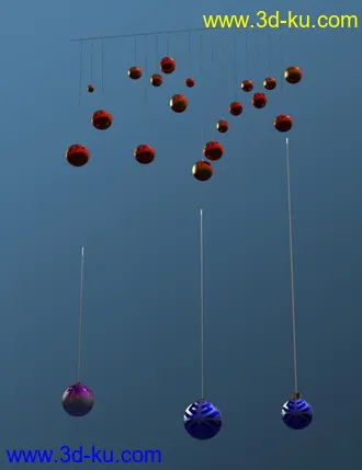 3D打印模型Festive Balls - Low Res Decorations and Shaders的图片