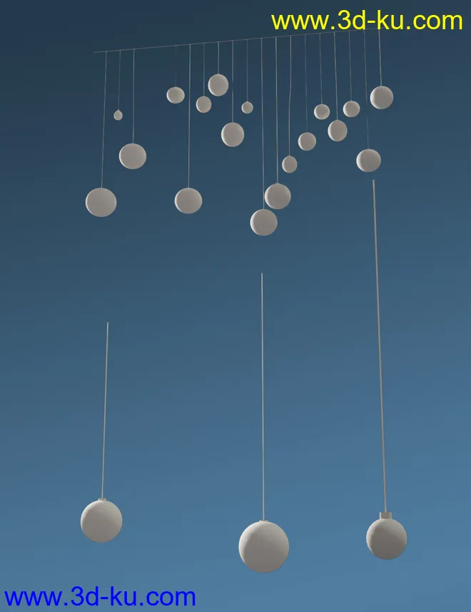 Festive Balls - Low Res Decorations and Shaders模型的图片6