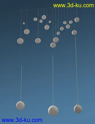 3D打印模型Festive Balls - Low Res Decorations and Shaders的图片