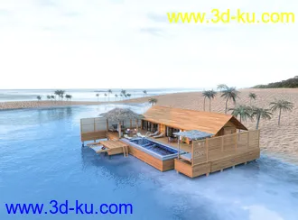 3D打印模型FG Beach House的图片