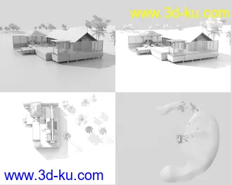 3D打印模型FG Beach House的图片