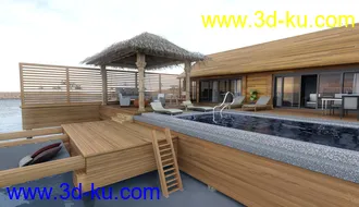 3D打印模型FG Beach House的图片