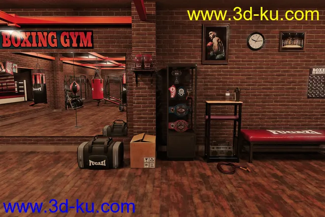 FG Boxing Gym模型的图片6