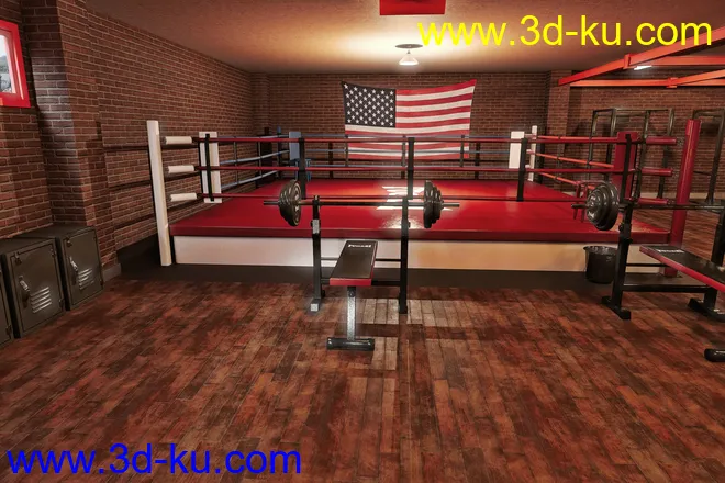 FG Boxing Gym模型的图片7