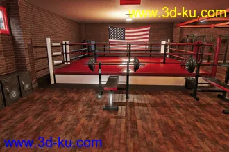 3D打印模型FG Boxing Gym的图片