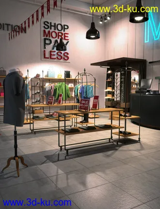 3D打印模型FG Clothing Boutique的图片