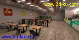 3D打印模型FG Food Court的图片